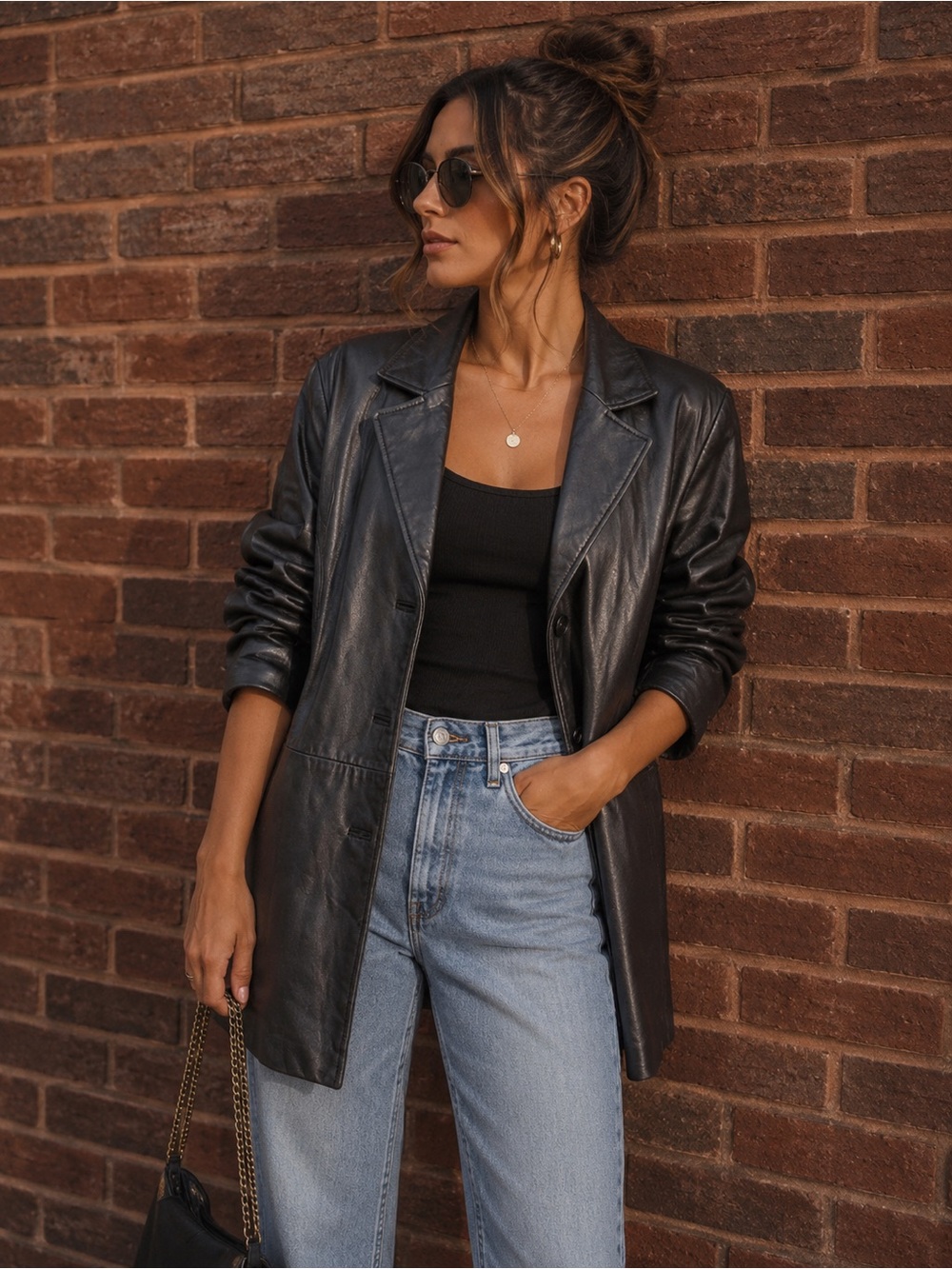 Leather jacket